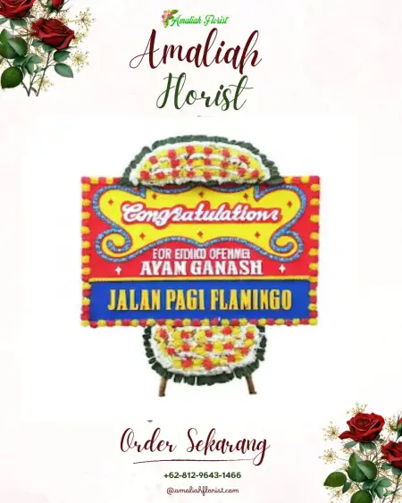 Sewa Papan Bunga Ranga Rengas